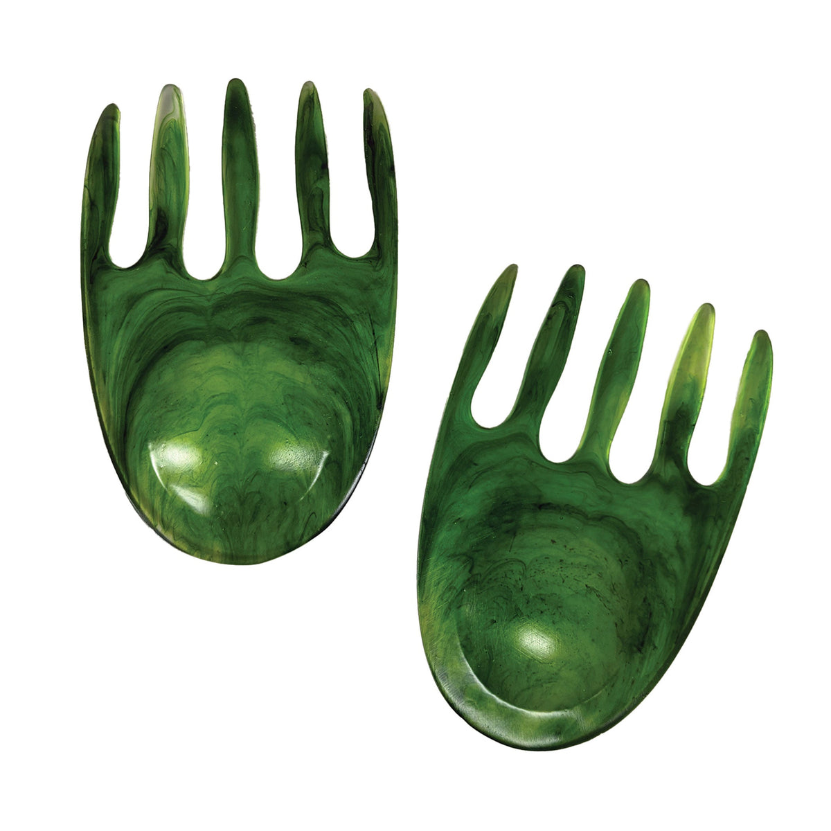 Urban Attitude SHELLY Resin Salad Hands - Sage Mist (14cm Salad Servers)