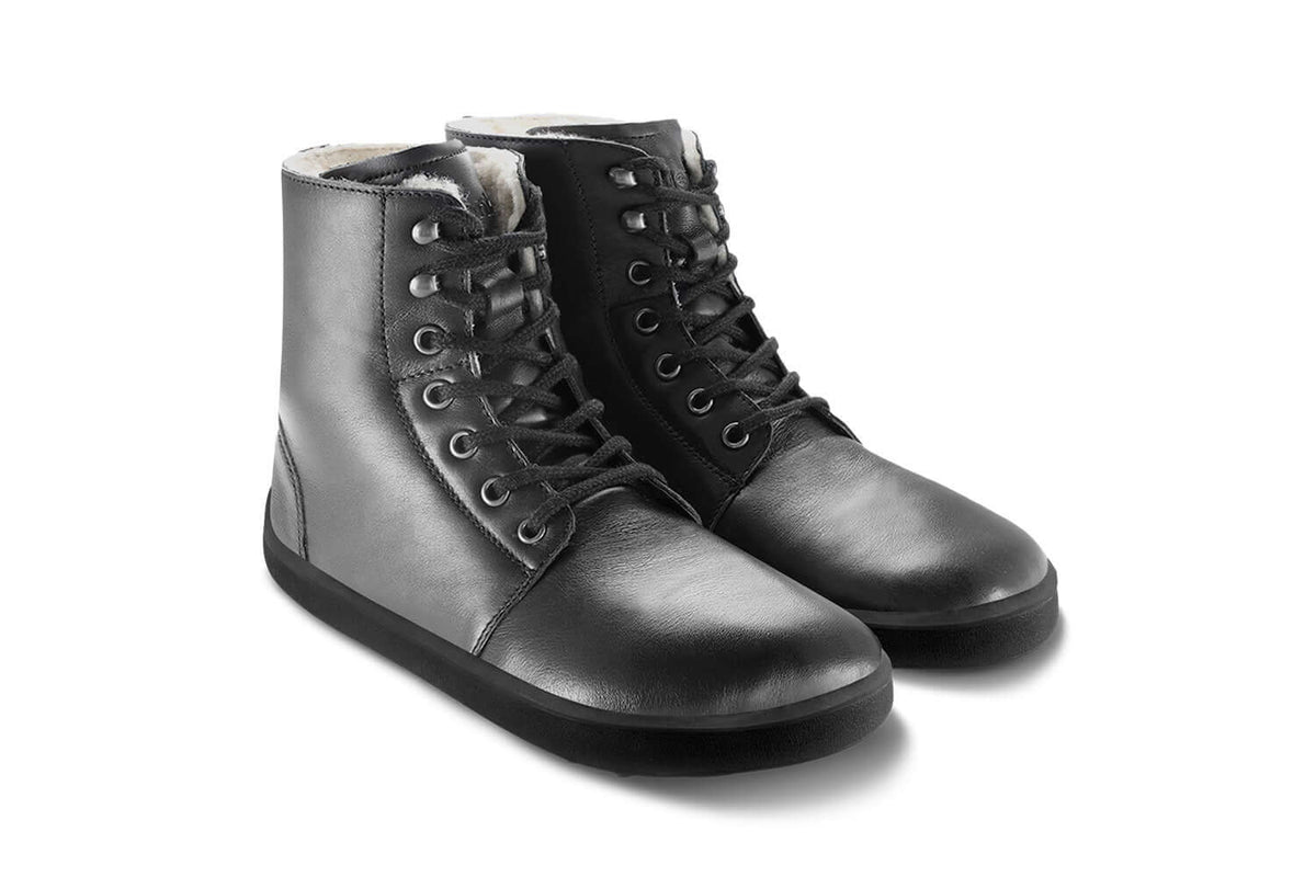 Be Lenka Unisex Winter 3.0 Barefoot Boots - Black (Merino Wool Lined)