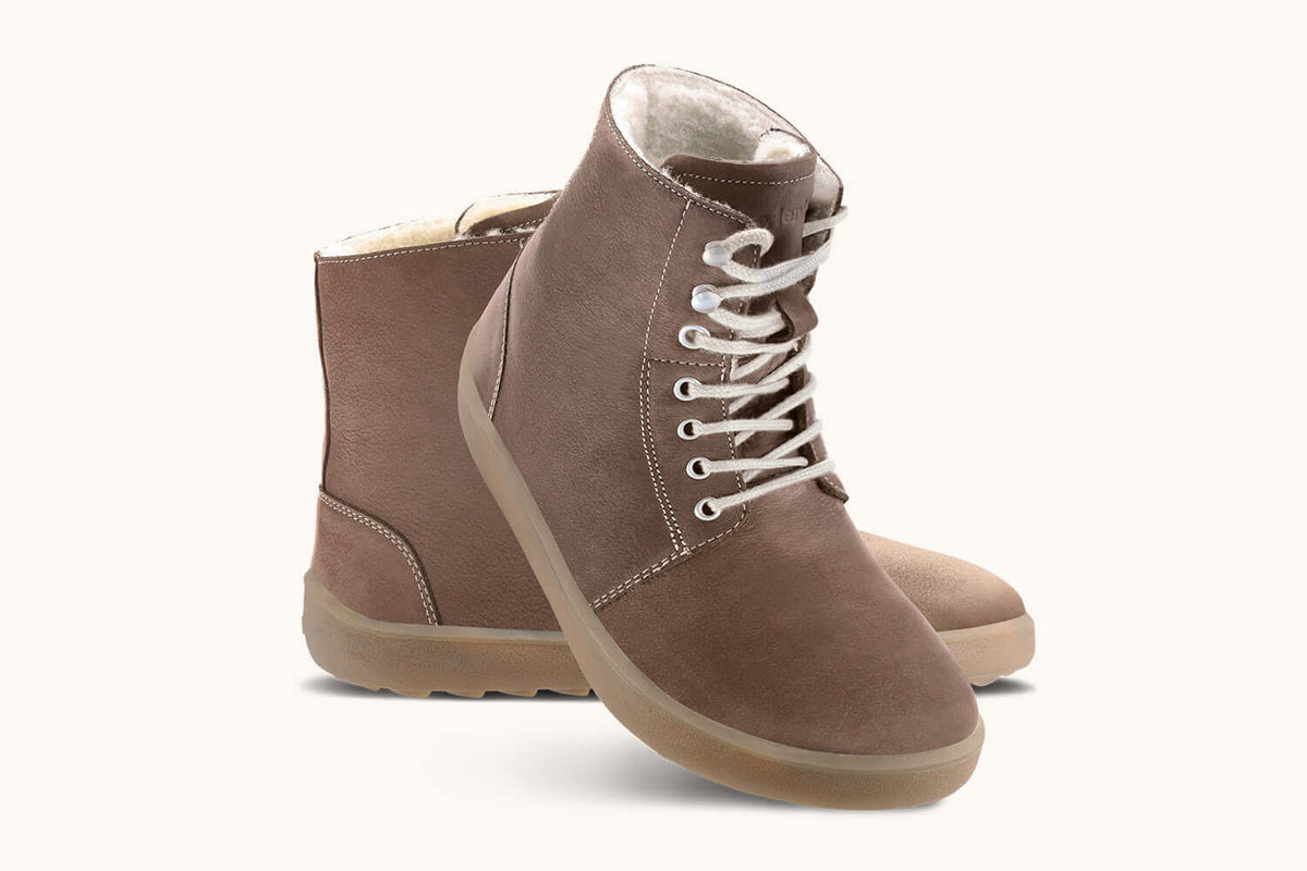 Be Lenka Unisex Winter 3.0 Barefoot Boots - Walnut Brown (Merino Wool Lined)
