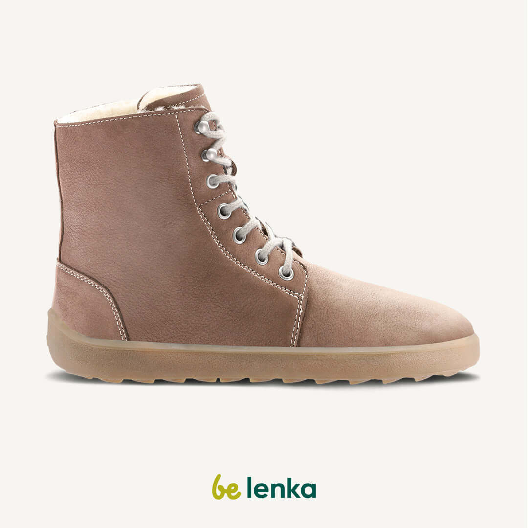 Be Lenka Unisex Winter 3.0 Barefoot Boots - Walnut Brown (Merino Wool Lined)