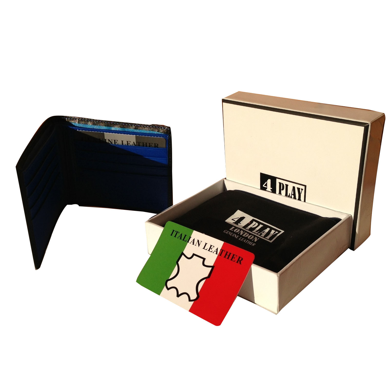 Mens Wallet - Genuine Italian Leather Designer Credit Card Bifold Slim Quality | eBay