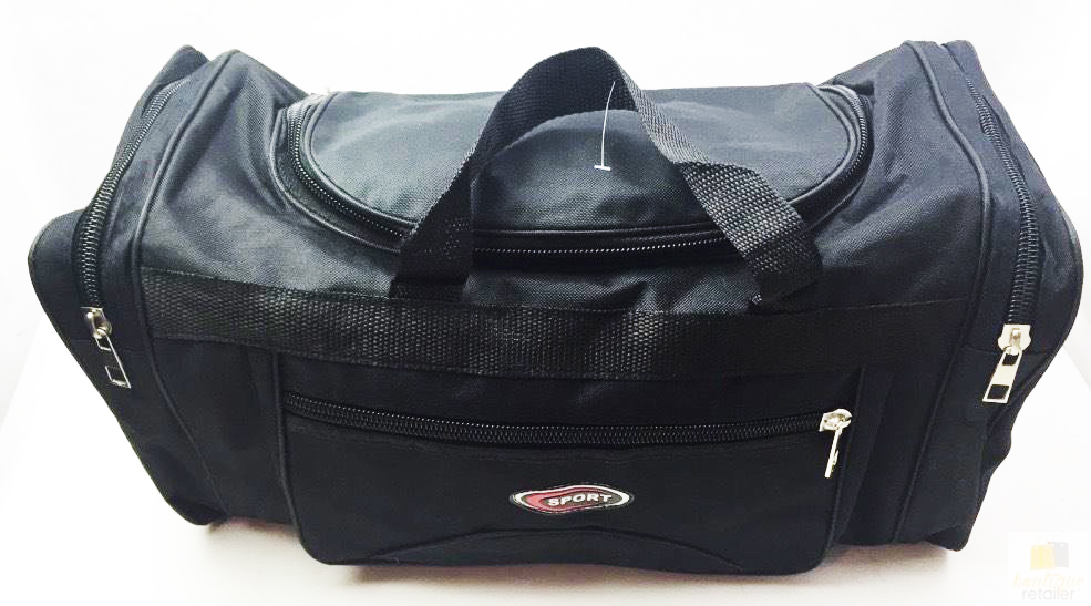 SPORTS BAG MEDIUM With Shoulder Strap Gym Duffle Travel Bags Water Resistant New | eBay