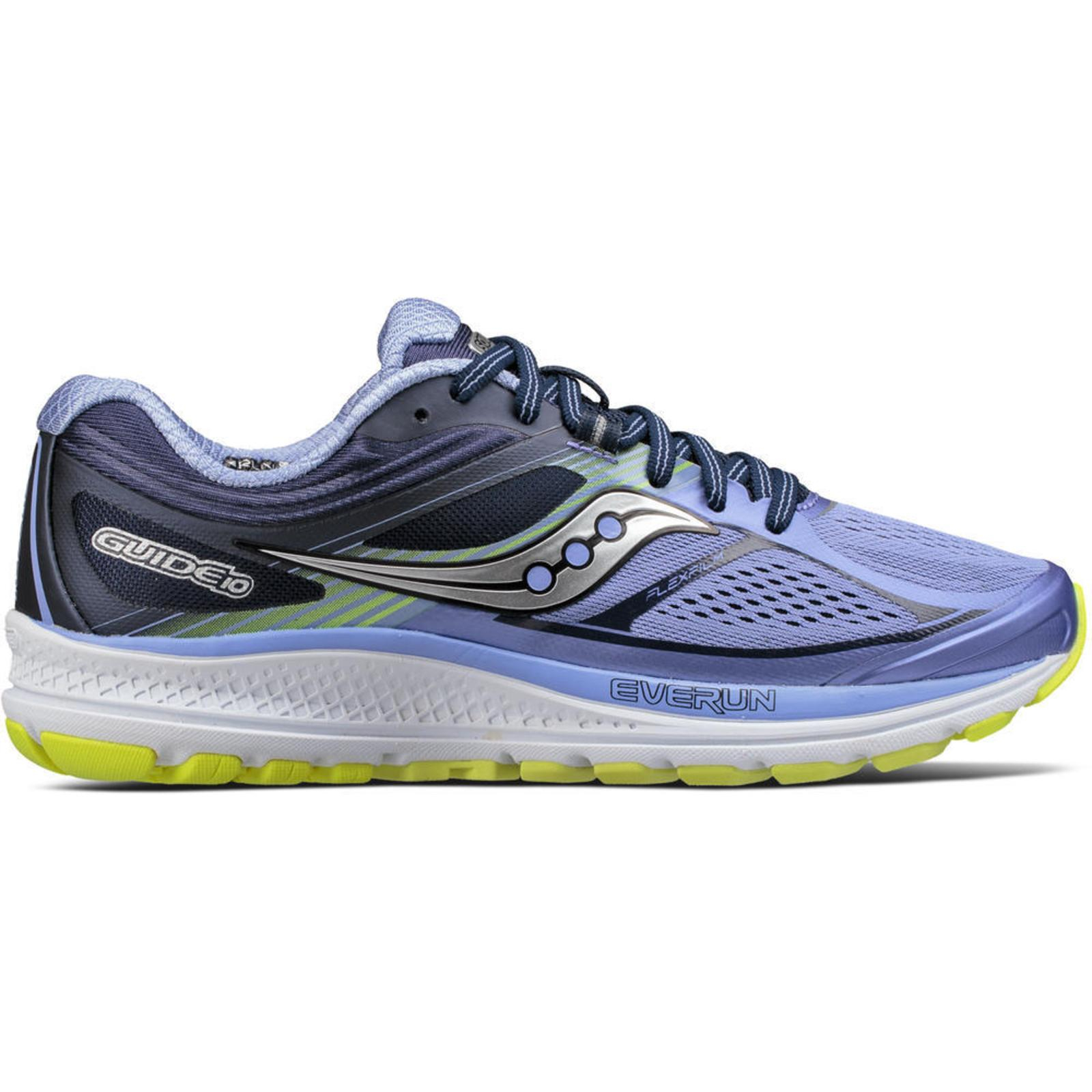 Saucony,Women's Guide 10 Sneakers Runners Running Shoes - Purple/Navy ...
