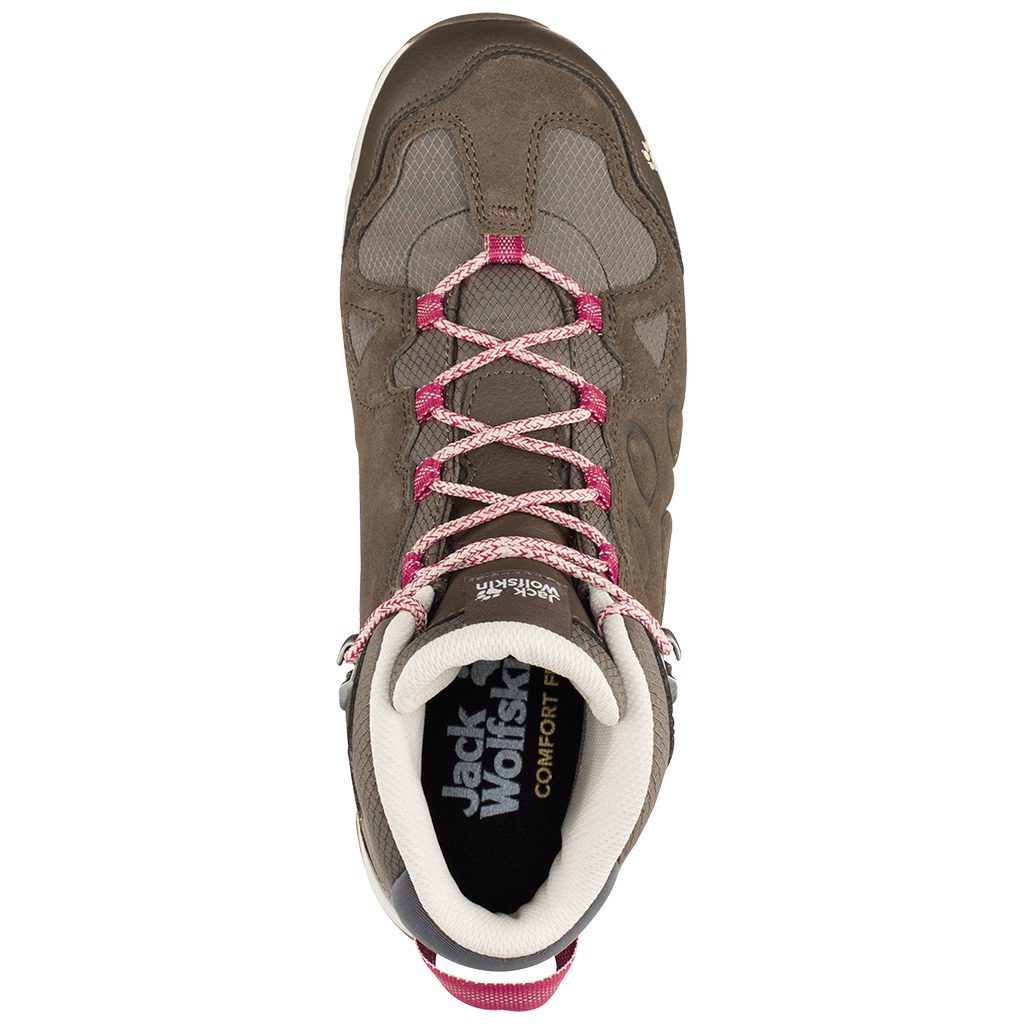 Schilderen plaag Politiek Jack Wolfskin Women's Waterproof Hiking Boots Shoes Rocksand Texapore Mid |  eBay
