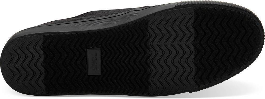 TOMS Heritage Canvas Mens Carlo Sneaker Shoes Casual Black Black