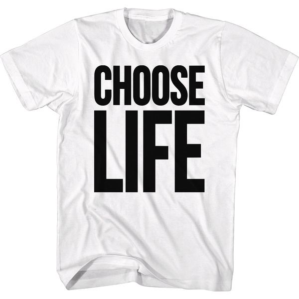 CHOOSE,LIFE T Shirt George Michael Wham 80s Music Party Fun Printed Tee ...