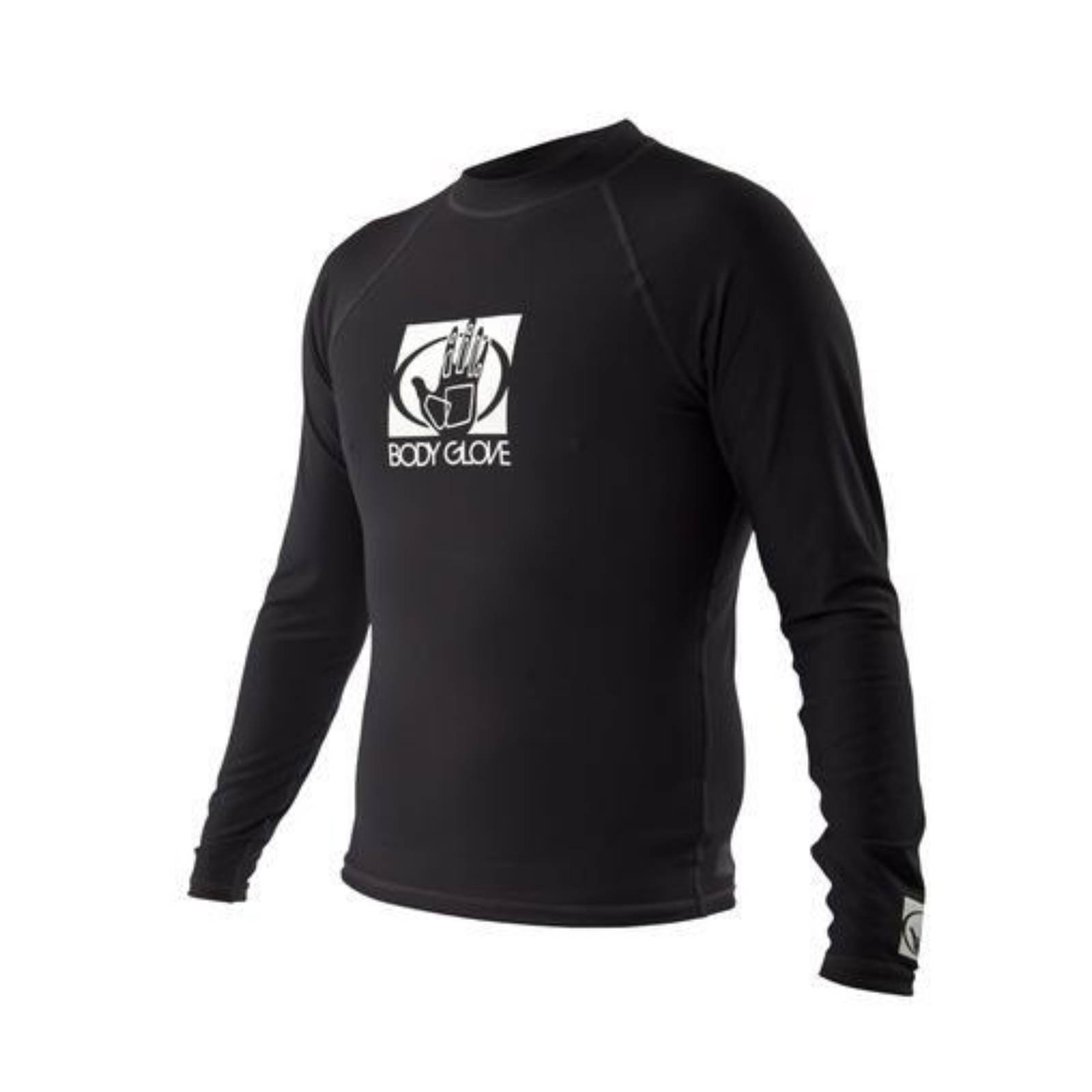 Body,Glove Men's Rash Guard Rashie Swimming Swim Long Sleeve Black