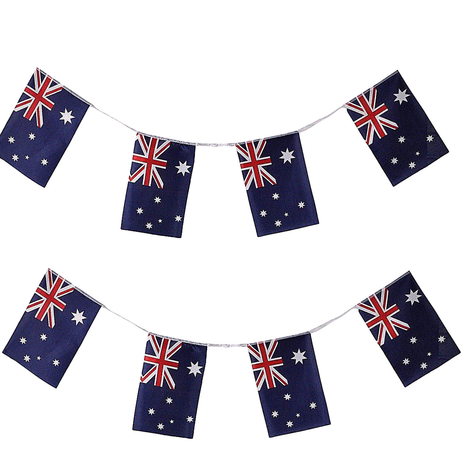 Australian Flag Bunting with 10 Flags 20cm x 30cm Australian Party Supplies 