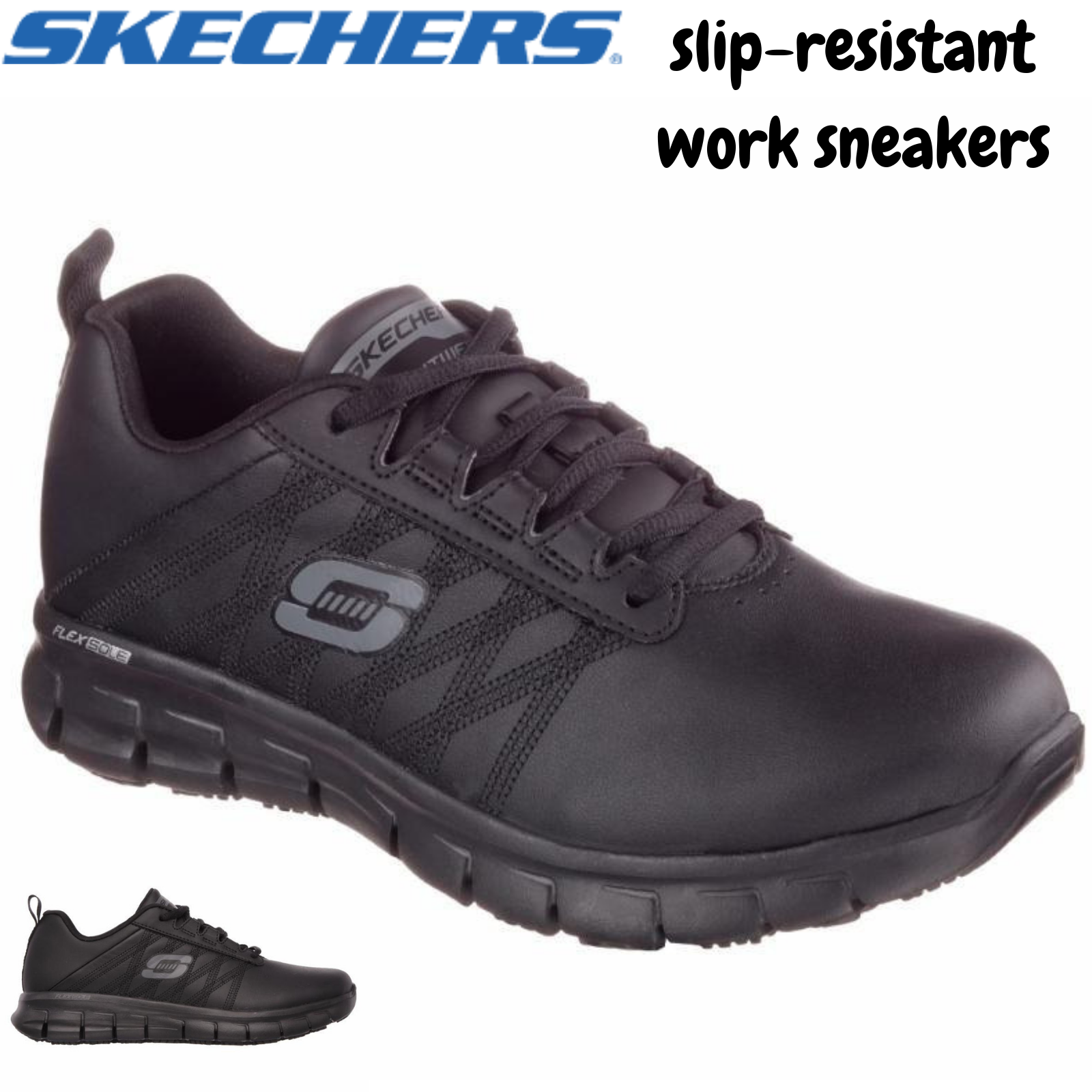 leather work sneakers