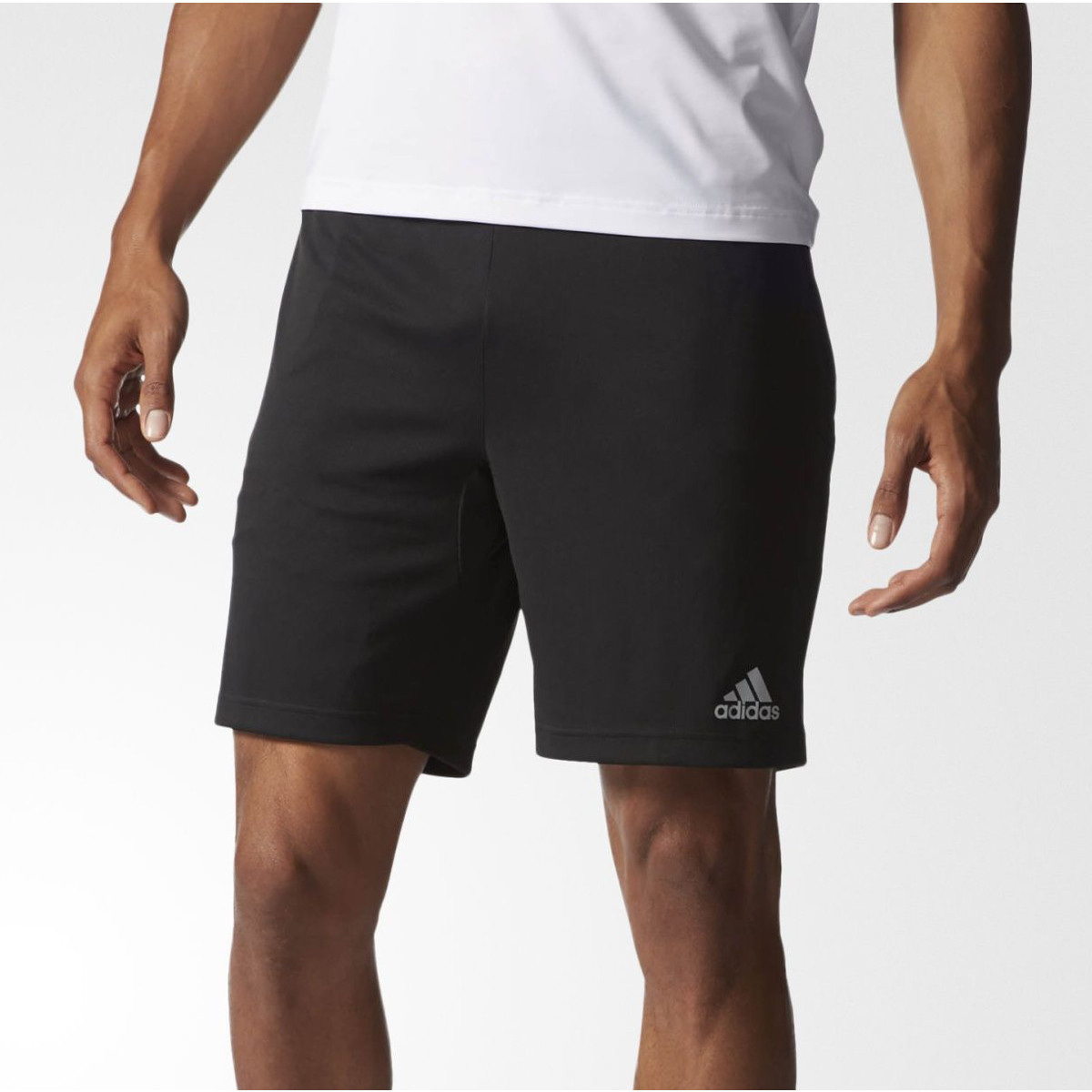 Adidas Men's Black Bar Climacool Training Shorts Black Sports Gym Large