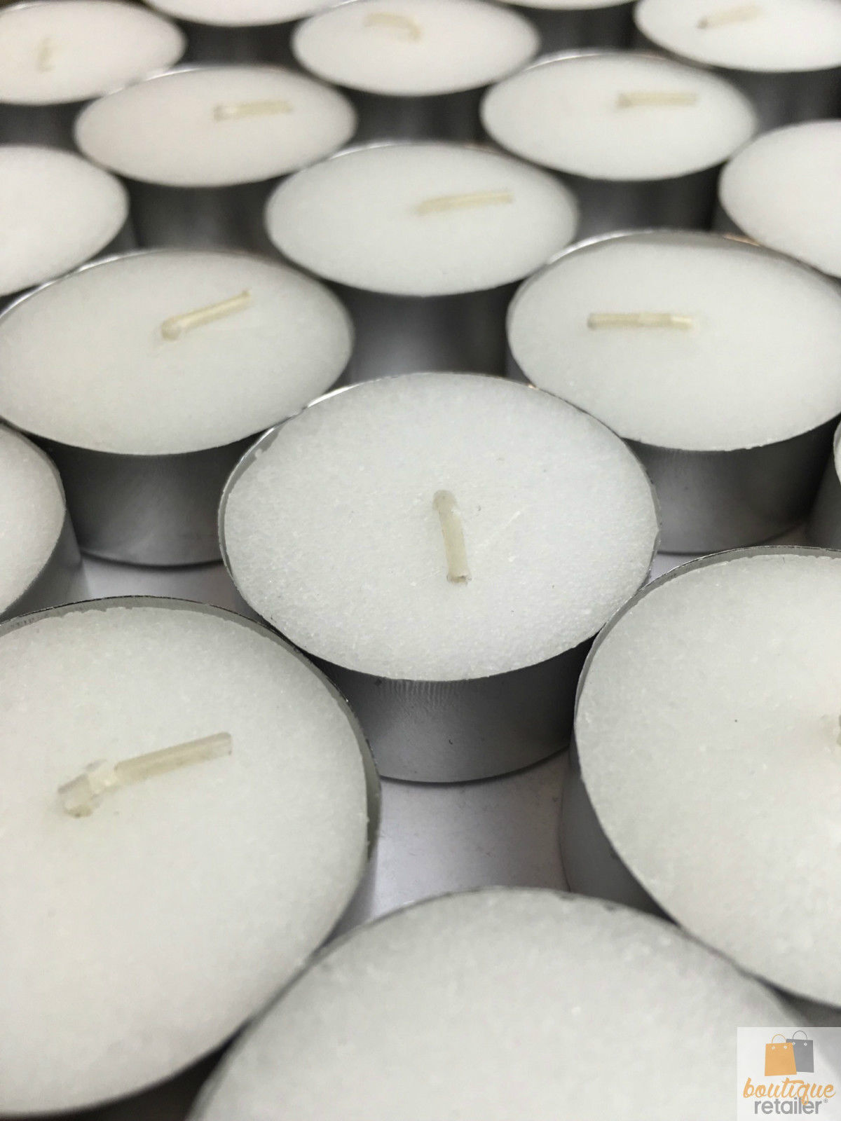 100pcs,TEA LIGHT CANDLES 9 Hour Burn Tealight Wedding Smokeless Crystal