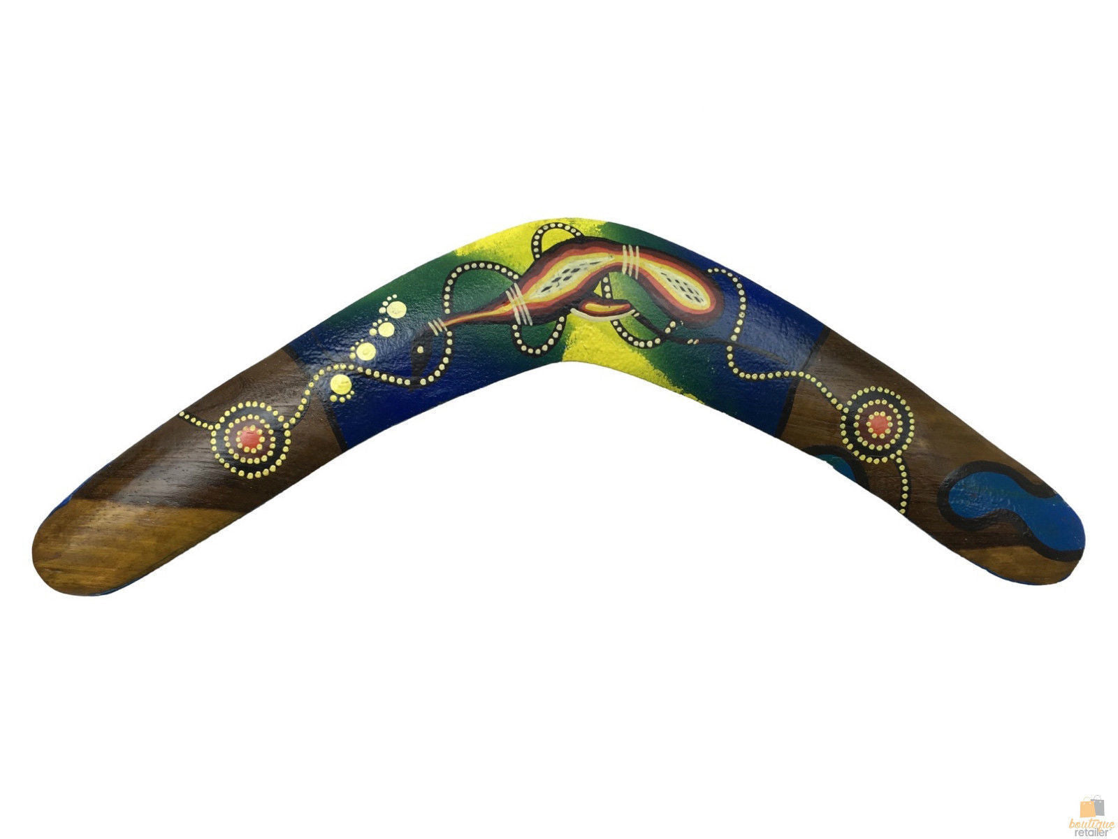 BOOMERANG,Aboriginal Art Australian Souvenir Wood Artwork Assorted