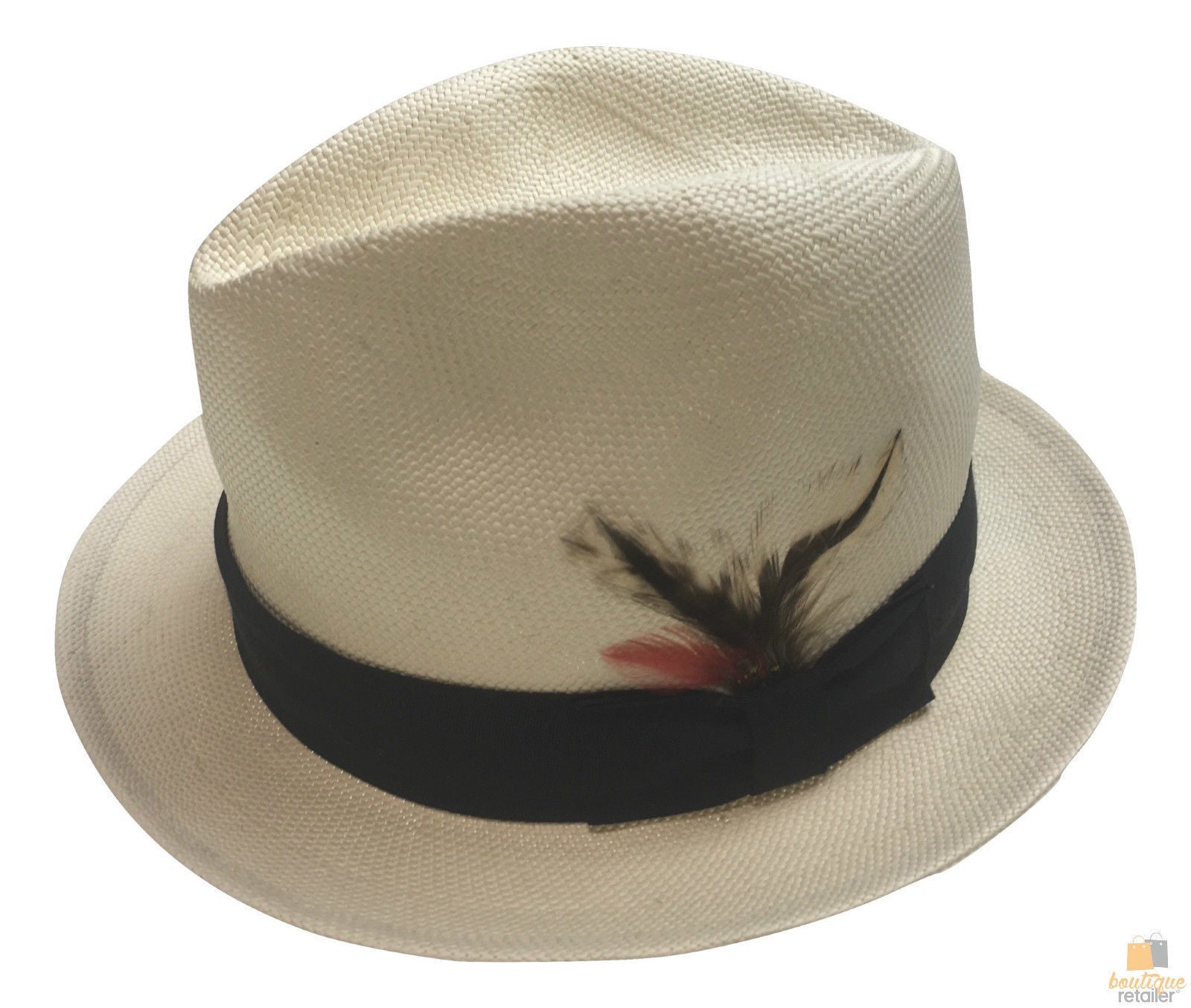 Small,Brim Classic Trilby HAT with 
