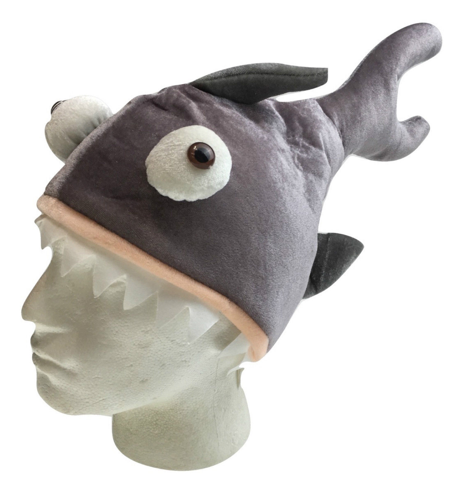 SHARK HAT Costume Accessory Fish Halloween Fancy Dress Up Party New Cap ...