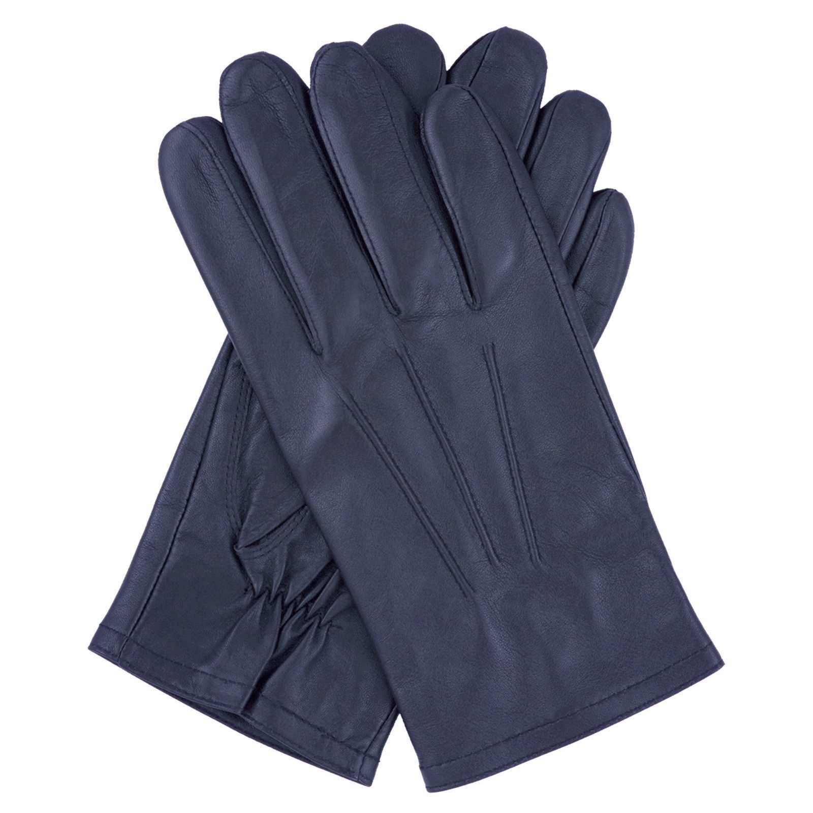 Men's Three-Point Leather Driving Gloves