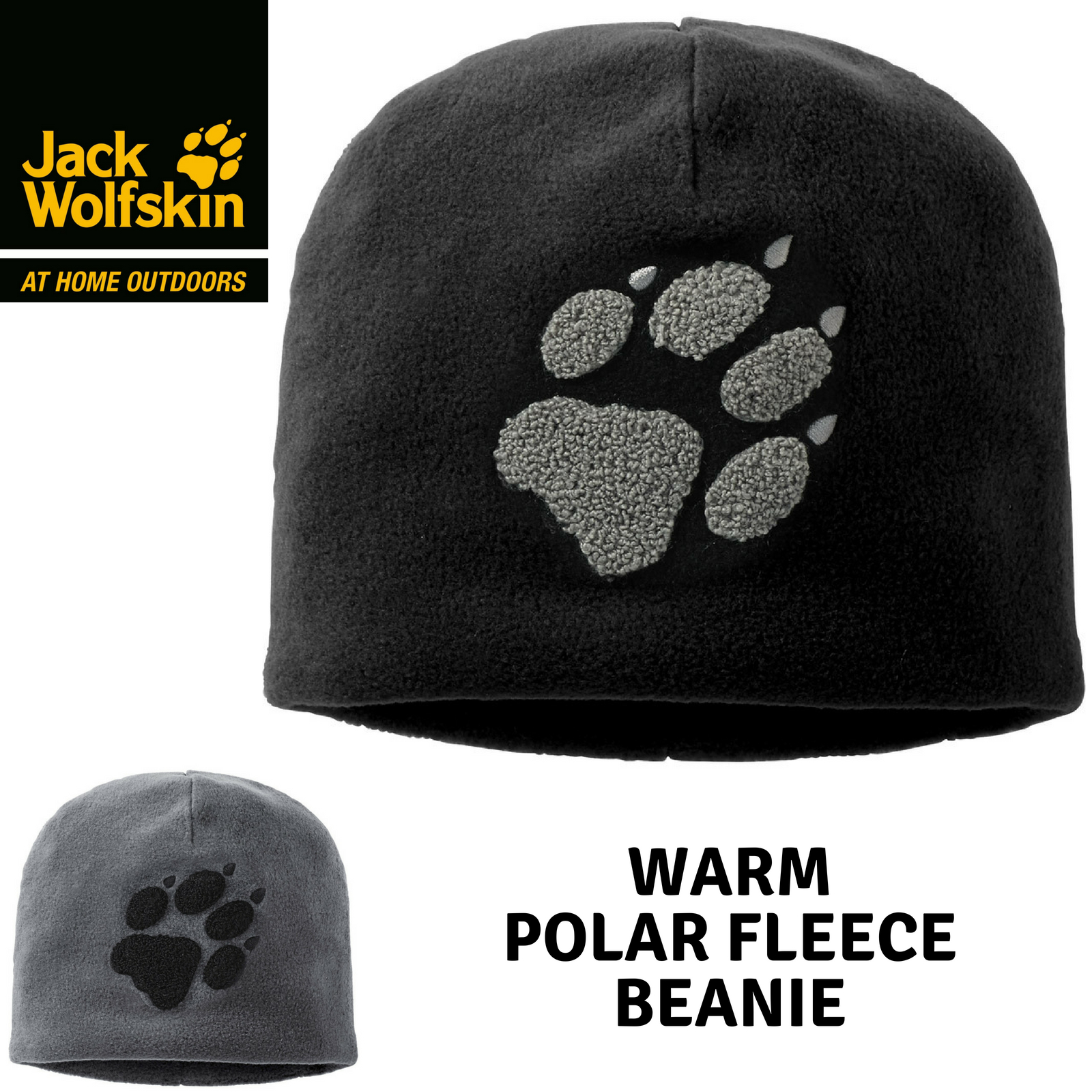 Lærd væsentligt abstraktion Jack,Wolfskin Paw Polar Fleece Thermal Beanie Hat Warm Winter Hat Hiking