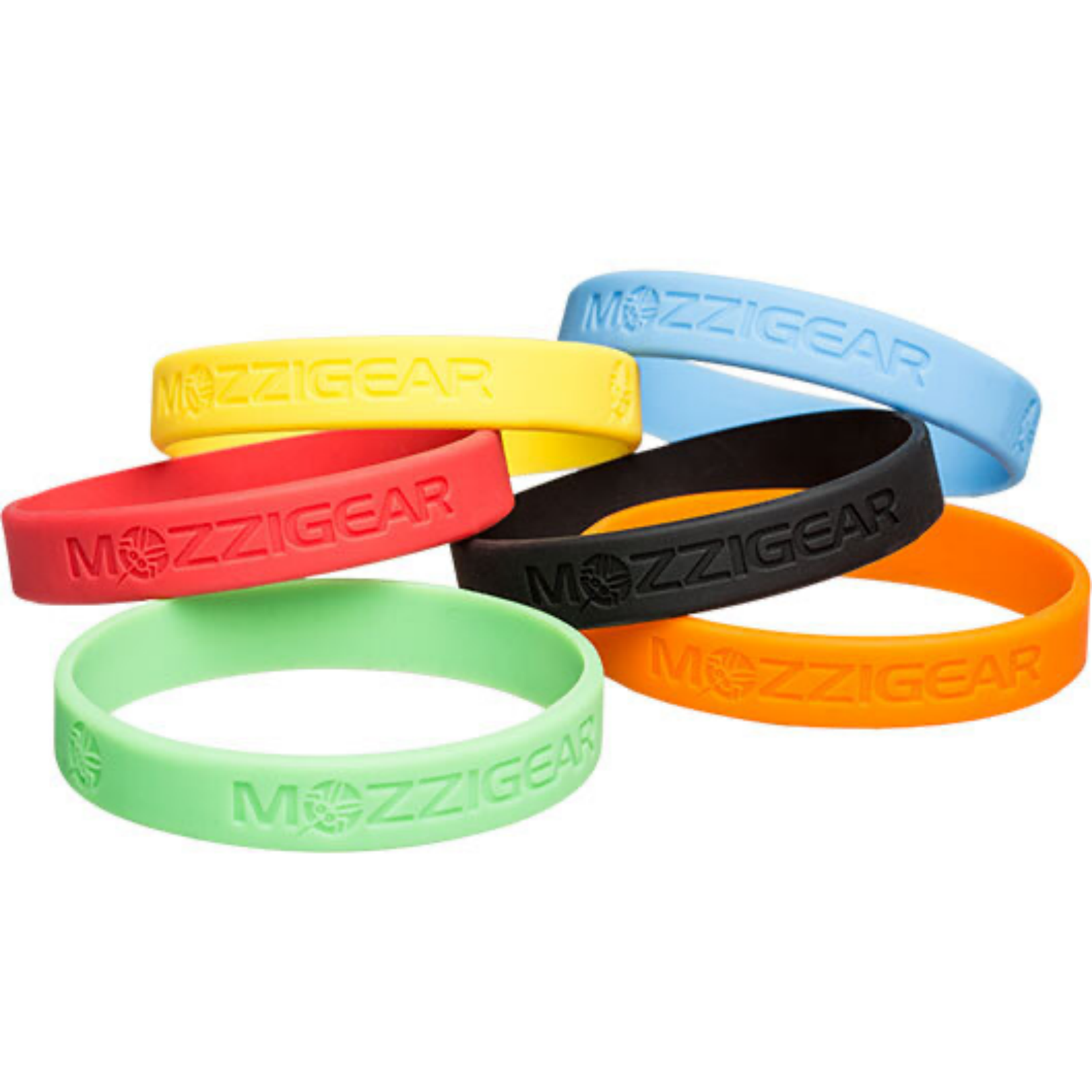 Mozzigear,Mosquito Band Repellent Wrist Band Camping Hiking NonToxic 2pk