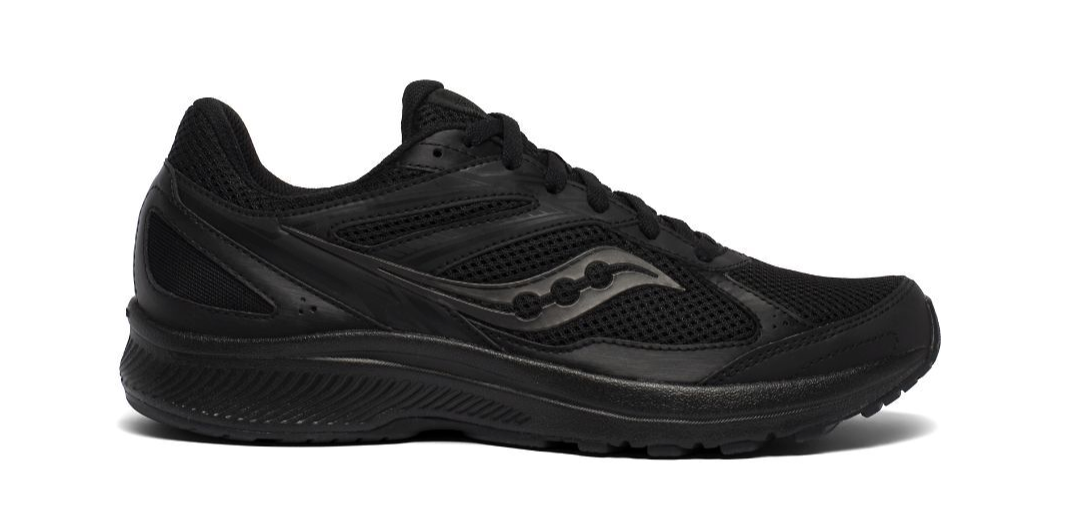 Saucony Cohesion 14 Womens Running Shoe Sneakers Black Black Noir Noir