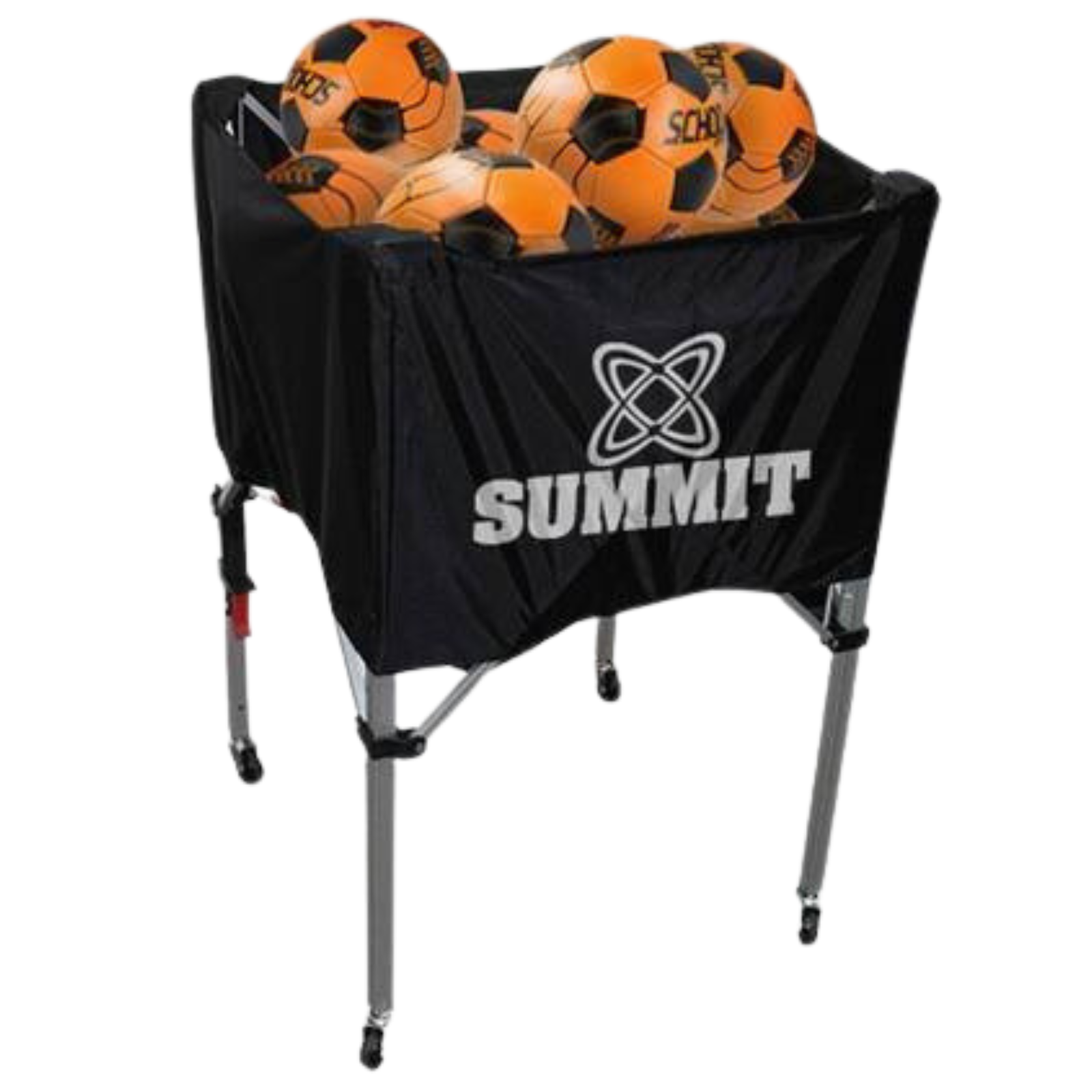 Summit,Ball Carry Cart Portable Basketball Netball Rack Sports Case