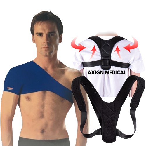 Shoulder,Support Brace + Medical Posture Back Support Brace Corrector Strap