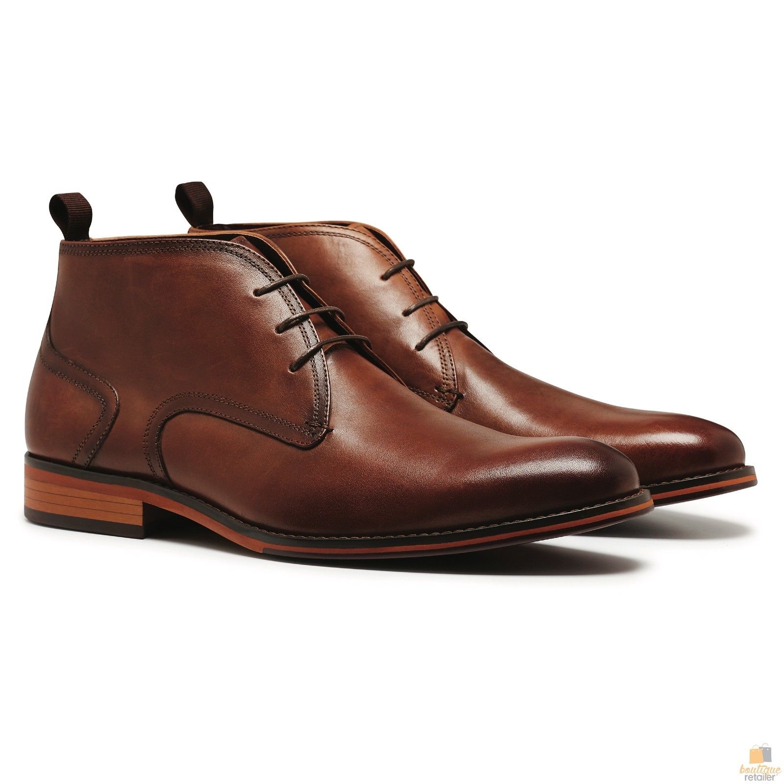JULIUS MARLOW SPIKE Leather Boots Dress Work Formal Business Shoes ...