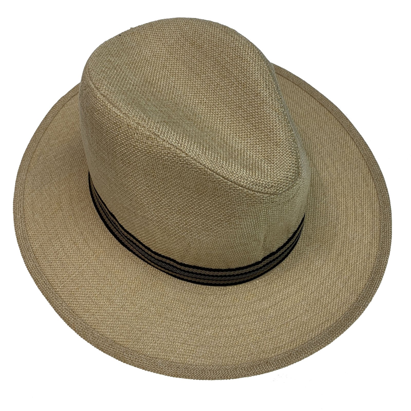 SCALA,Safari Hat with Ribbon Band Brim 