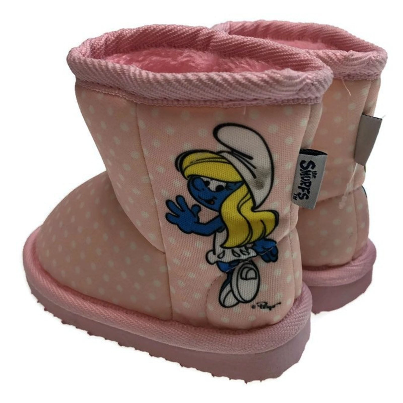 THE,SMURFS Kids Childrens UGG Boots Shoes Warm Winter Official Licensed