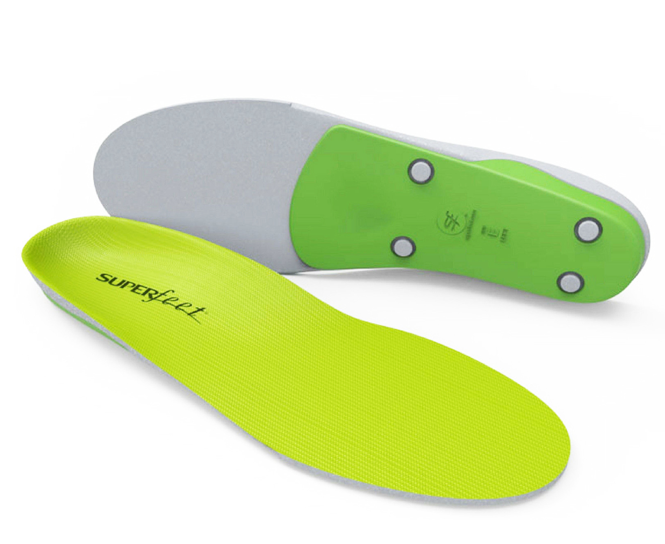SUPERFEET,Insoles Inserts Orthotics Arch Support Cushion GREEN Support New