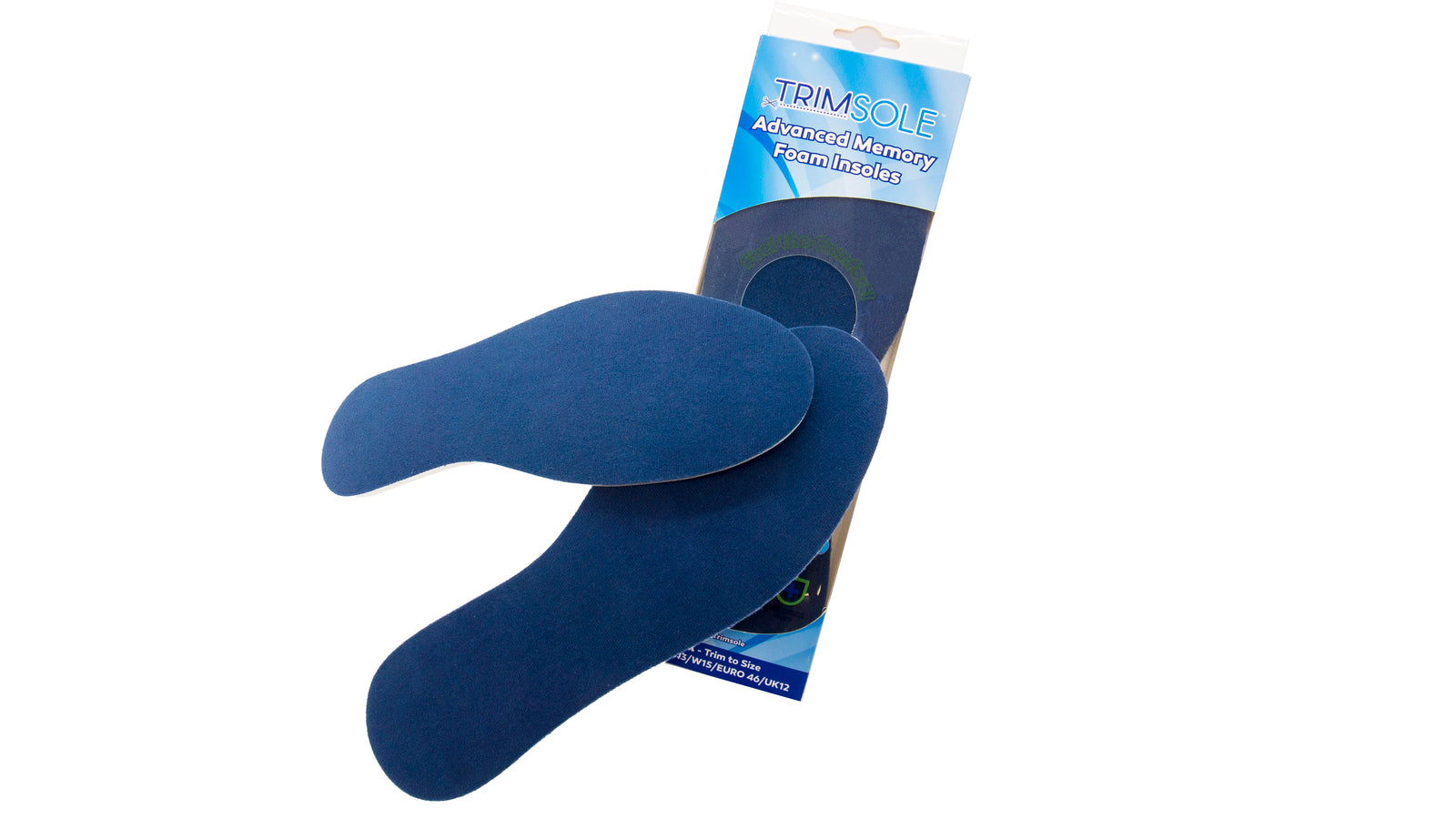 TRIMSOLE,Advanced Memory Foam Insoles Inserts Shoe Pads Cut To Size