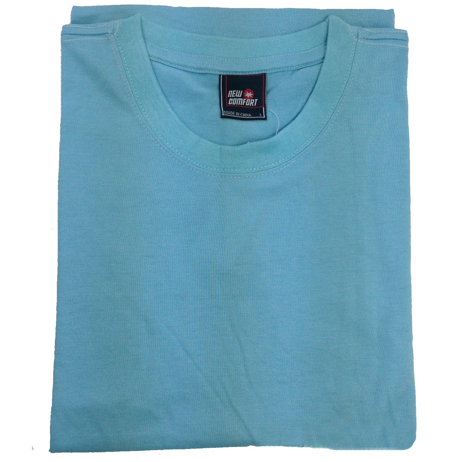 Men's Plain T Shirt 100% COTTON Loose Baggy Fit Blank Tee Top Basic T ...