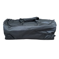 60L FIB Sports Duffle Bag Duffel Gym Canvas Travel Foldable - Black