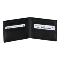 Futura Men's RFID Slim Leather Wallet - Black