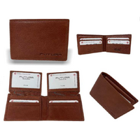 Futura RFID Leather Fold Over Genuine Leather Wallet - Tan