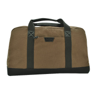 FIB Byron Cotton Canvas Overnight Bag Travel Luggage Duffle Duffel - Brown