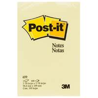 3M Post-it® Notes 659 Canary Yellow 98 x 149mm