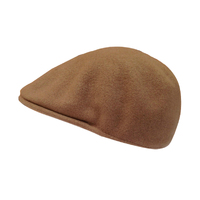 KANGOL 504 Wool Ivy Cap Mens Warm Winter Flat Classic Hat - Camel