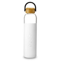 Soma Eco Glass Water Drink Bottle 700ml BPA Free - White