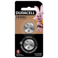 2x Duracell CR2032 Batteries Lithium 3V Battery