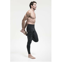 SRC Activate Men's Sports Full Length Compression Leggings Bottoms - Black