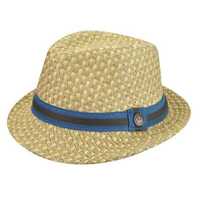 Goorin Bros. Malibu Fedora Straw Hat Mens Trilby Cap Panama Summer - Natural