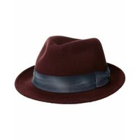 Goorin Brothers Dean the Butcher 4 Inches Center Dent Crown Hat - Burgundy