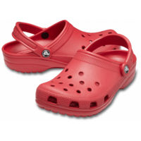 Crocs Classic Clogs Roomy Fit Sandal Clog Sandals Slides Waterproof - Pepper Red