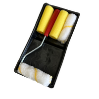 6pcs PAINT ROLLER KIT SET with Tray Painting Runner Decor