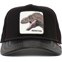 Goorin Brothers Baseball Trucker Cap Hat Snapback Adjustable Tyrant King - Black