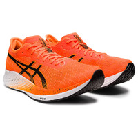 Asics Womens Magic Speed Sneakers Athletic Runner Shoes - Shocking Orange/Black