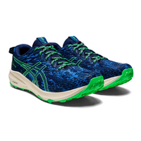 Asics Mens Fuji Lite 3 Sneakers Running Shoes Runners - Blue Coast/New Leaf