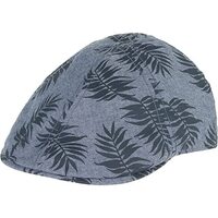 Goorin Mens Beach Please Ivy Flat Cap Newsboy Hawaiian Hat - Navy