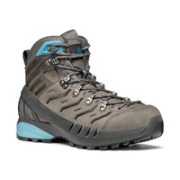 Scarpa Womens Cyclone Gore-Tex Vibram Sole Boots Hiking Trekking Shoes - Grey/Arctic