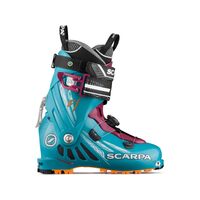 Scarpa Womens F1 Alpine Touring Ski Boots Skiing Snow - Arctic Blue/Purple - US 6.5