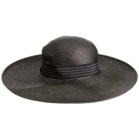 Goorin Brothers Women's Macey Natural Straw Floppy Hat - Black